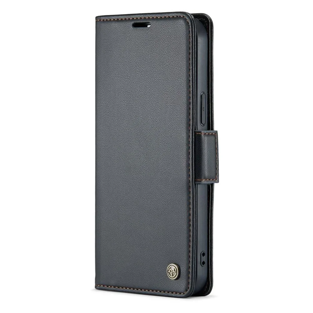 CaseMe 023 For iPhone 14 Pro Max Retro PU Leather Wallet Case Butterfly Buckle w